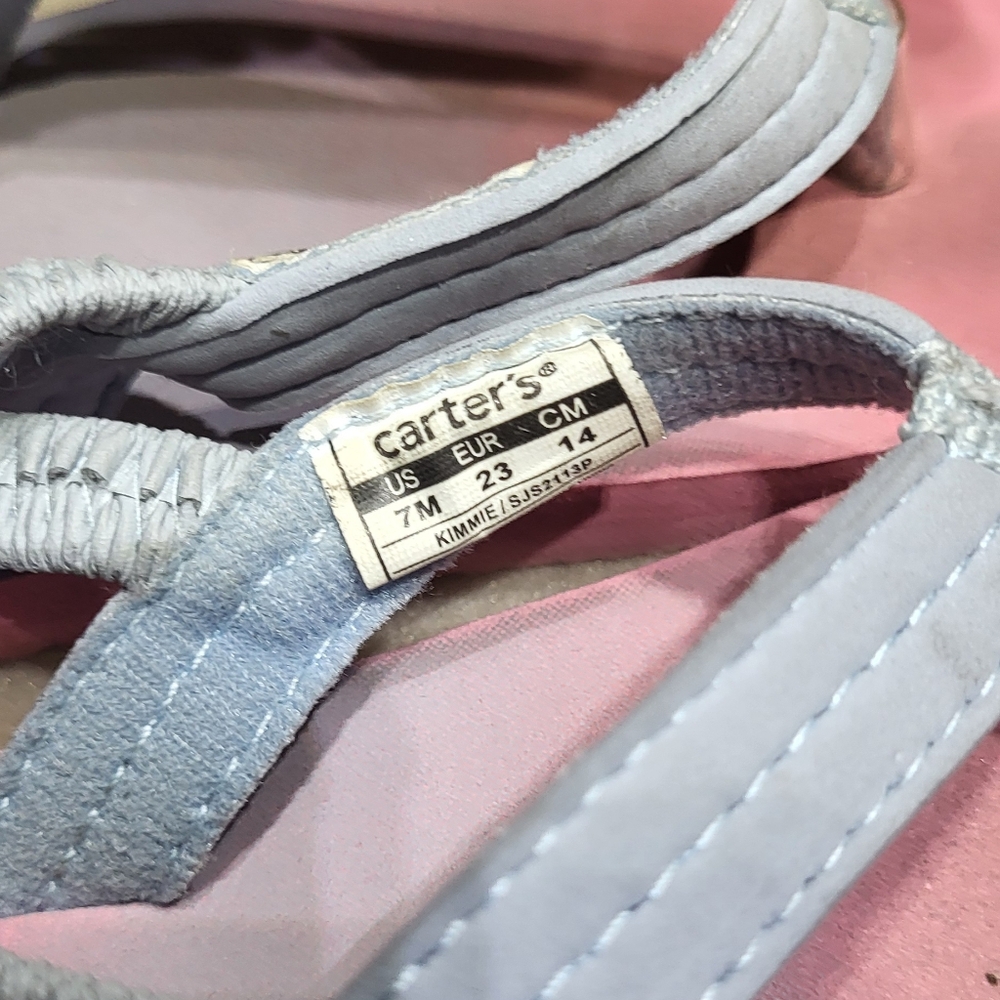 Simple Joys by Carter's Girls Kimmie Nora Jelly Sandal Set Of 2 Size 7 Toddlers - Picture 6 of 15